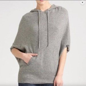 Vince 100% Cashmere Short-sleeve Oversized Hoodie